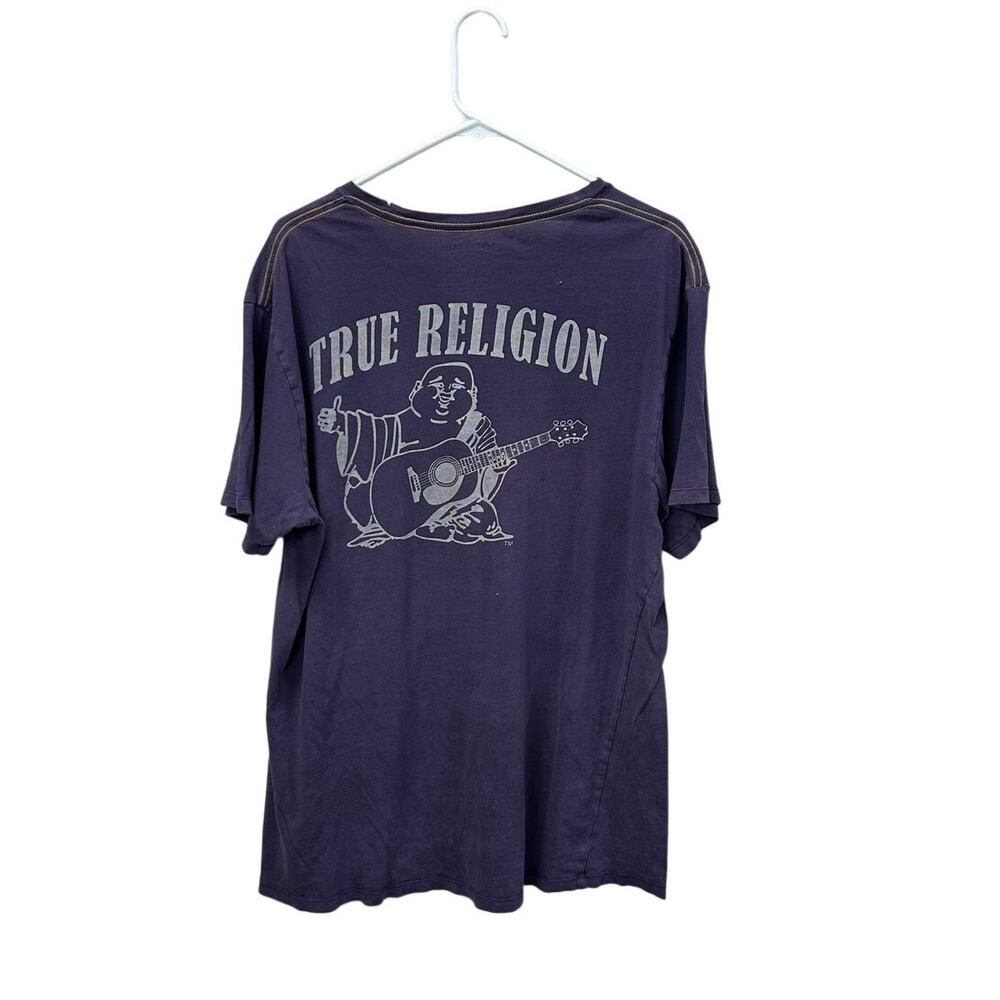 Y2K True Religion Purple Tee size XL